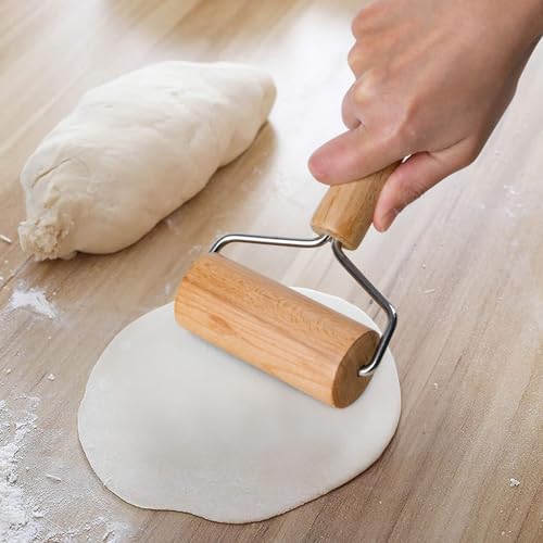 Wooden Rolling Pin With Non-Stick Surface, Baking Essential