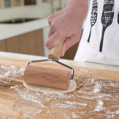 Wooden Rolling Pin With Non-Stick Surface, Baking Essential