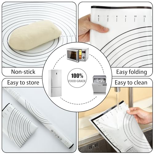 Unokit 3-Piece Rolling Pin Set for Baking Essentials