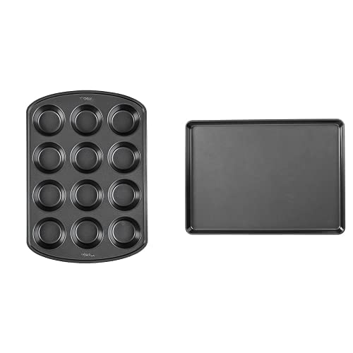 Wilton Premium Non-Stick Bakeware Set: Muffin Pan, Cupcake Pan & Mega Cookie Sheet