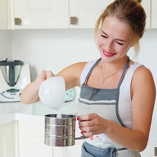 Stainless Steel Double Layer Flour Sifter for Baking