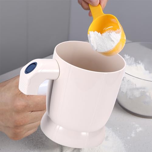Electric Flour Sifter Set with Dough Scraper