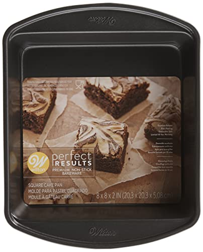 Wilton Non-Stick Square Cake Pan, 8 Inch