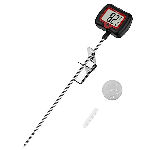 BOMATA 8" Long Probe Candy Thermometer with Pot Clip