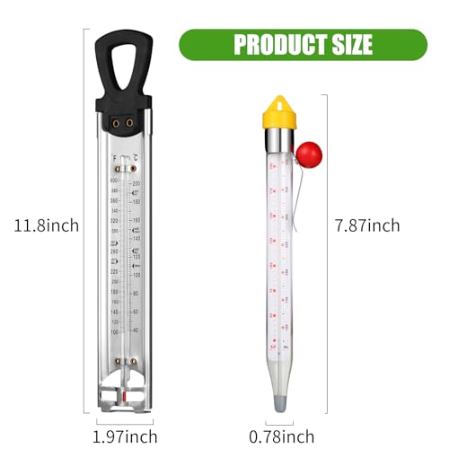Candy Thermometer 2-Pack for Sweet Treats & Cooking