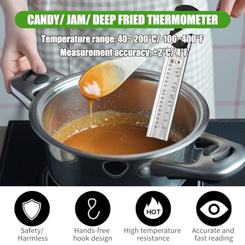 Candy Thermometer 2-Pack for Sweet Treats & Cooking