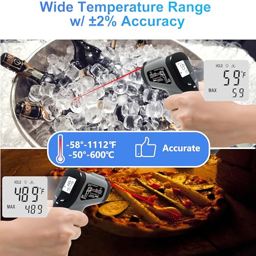 hito Infrared Thermometer Temperature Gun for Baking Recipes