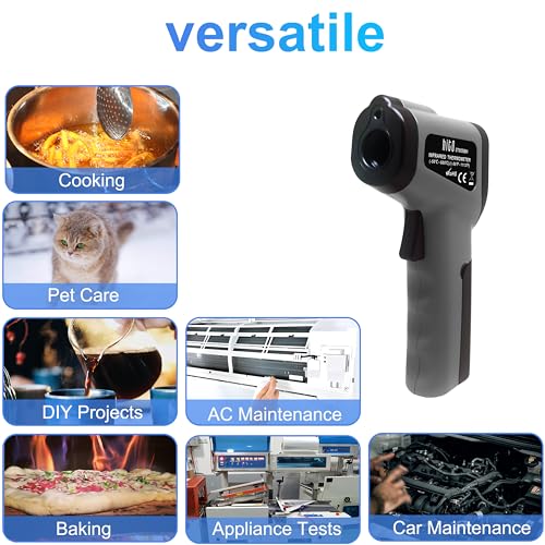 hito Infrared Thermometer Temperature Gun for Baking Recipes