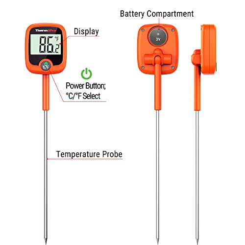 ThermoPro TP509 Candy and Cooking Thermometer with Pot Clip