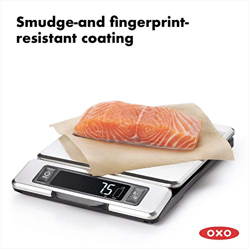OXO Good Grips 11 lb Stainless Steel Food Scale