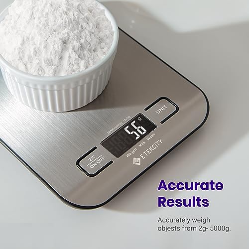 Etekcity Stainless Steel Digital Kitchen Scale for Baking