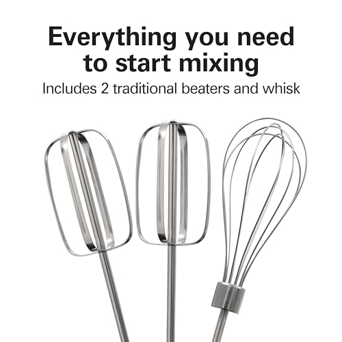 Hamilton Beach 6-Speed Electric Mixer with Accessories, 250W