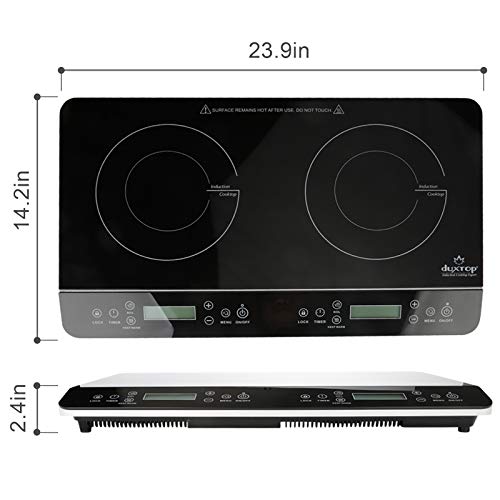 Portable Digital Induction Cooktop Stove, Sensor Touch, 1800W
