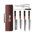 Moritaka High Carbon Steel Nakiri Santoku Set