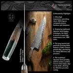 Moritaka Tenkumun 8" Gyutou Knife VG-10 Steel