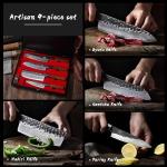 Mitsumoto Sakari 4-Piece Chef's Knife Set
