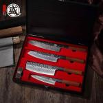 Mitsumoto Sakari 4-Piece Chef's Knife Set
