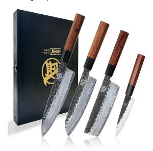 Mitsumoto Sakari 4-Piece Chef's Knife Set