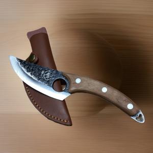 Mitsumoto Sakari Forged Steel Knife with Sheath