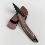 Mitsumoto Sakari Forged Steel Knife with Sheath