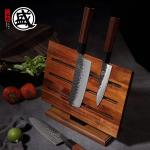 Moritaka Japanese Acacia Magnetic Knife Block Holder