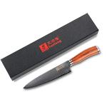 Moritaka 8-Inch Chef Knife - Damascus Steel, Bloodwood Handle