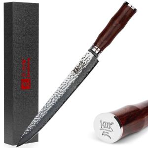 Moritaka 10-inch Damascus Slicing Carving Knife