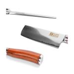 Moritaka Nakiri Knife 6.5 Inch Damascus Steel