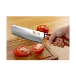 Moritaka Nakiri Knife 6.5 Inch Damascus Steel