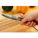 Moritaka 3.5-Inch Damascus Paring Knife with Wood Handle