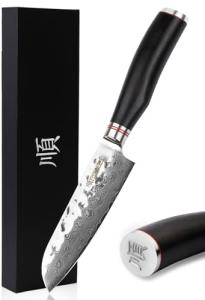 5-Inch Santoku Knife - Japanese Damascus Steel