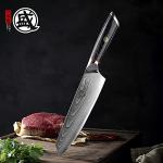 Mitsumoto Sakari 7-Inch Damascus Chef Knife