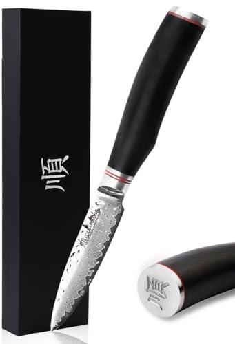 Moritaka 3.5” Paring Knife - Damascus Steel