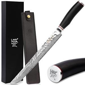 YOUSUNLONG 11'' Japanese Damascus Sashimi Knife