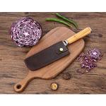 YOUSUNLONG 6.5" Nakiri Usuba Knife - Olive Wood Handle