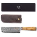 YOUSUNLONG 6.5" Nakiri Usuba Knife - Olive Wood Handle