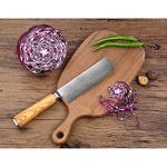 YOUSUNLONG 6.5" Nakiri Usuba Knife - Olive Wood Handle