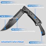 Moritaka 10.5" Folding Knife with Rosewood Handle