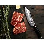 8" Moritaka Butcher Knife with Damascus Steel Handle