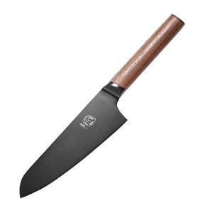 Mitsumoto Sakari 7" Santoku Chef Knife with Walnut Handle