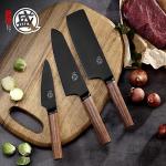 Mitsumoto Sakari 7" Santoku Chef Knife with Walnut Handle