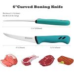 Moritaka Curved 6" Boning Knife with Ergonomic Handle