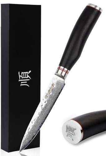 Moritaka 5-Inch Damascus Steel Utility Knife