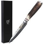 Moritaka 5-Inch Utility Knife with Antler Handle