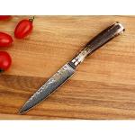 Moritaka 5-Inch Utility Knife with Antler Handle