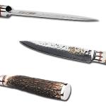 Moritaka 5-Inch Utility Knife with Antler Handle