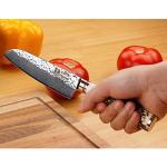 Moritaka 5-Inch Santoku Knife with Antler Handle