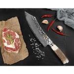 Moritaka 8-Inch Butcher Knife with Antler Handle