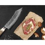 Moritaka 8-Inch Butcher Knife with Antler Handle