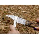 YOUSUNLONG Folding Pocket Knife - Damascus Steel Blade